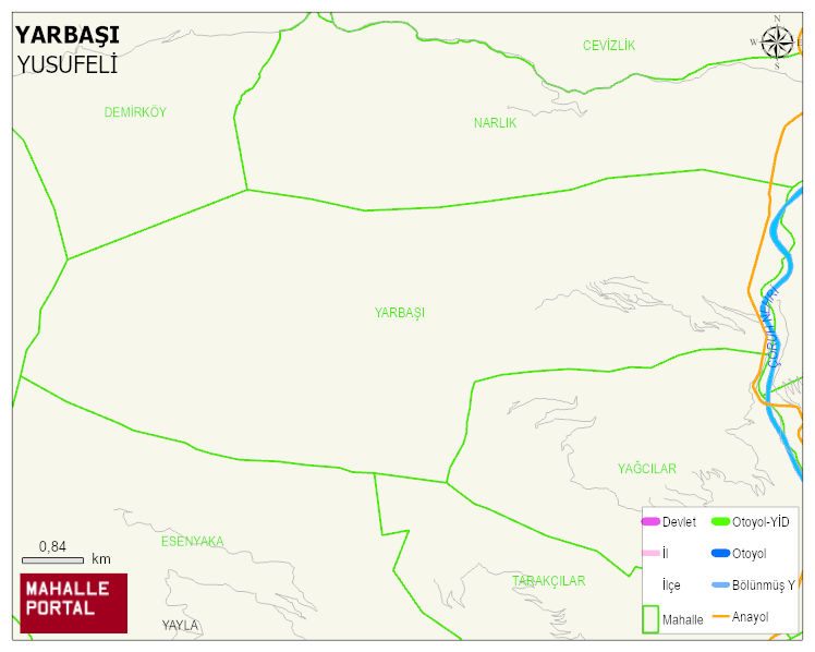 YARBAŞI Köyü Haritası | Mahalle Sokak Haritası