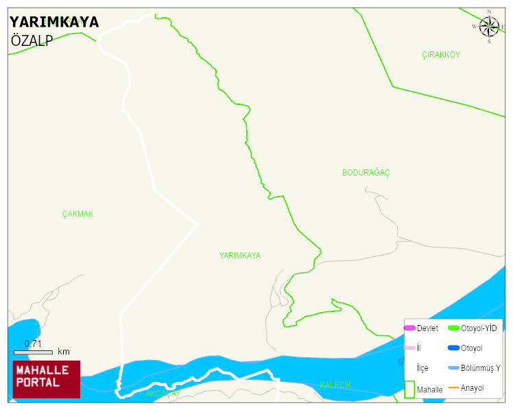 YARIMKAYA Mahallesi Haritası | Güncel Mahalle ve Köy Haritası