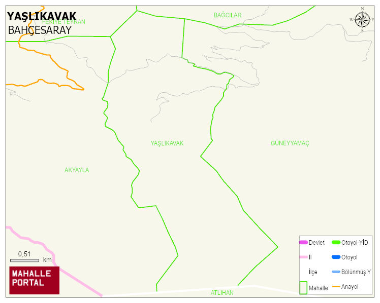 YAŞLIKAVAK Mahallesi Haritası | Uydu Görüntüsü ve Harita Detayları