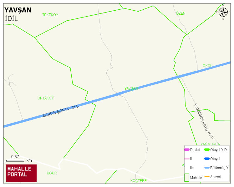 YAVŞAN Köyü Haritası | Uydu Görüntüsü ve Harita Detayları