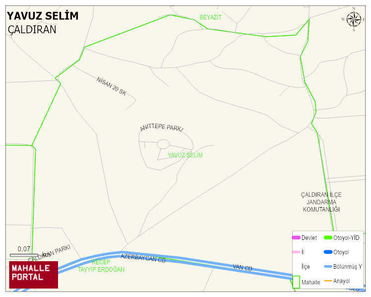 YAVUZ SELİM Mahallesi Haritası | Mahalle ve Köy Sınırı