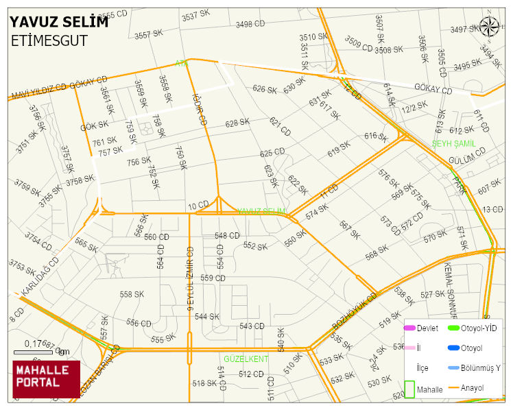 YAVUZ SELİM Mahallesi Haritası | Uydu Görüntüsü ve Harita Detayları
