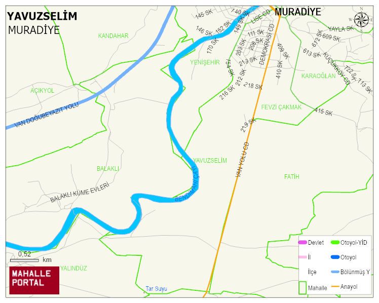 YAVUZSELİM Mahallesi Haritası | Güncel Mahalle ve Köy Haritası