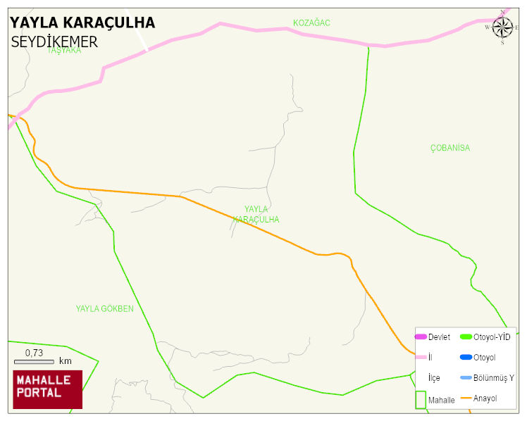 YAYLA KARAÇULHA Mahallesi Haritası | Güncel Mahalle ve Köy Haritası