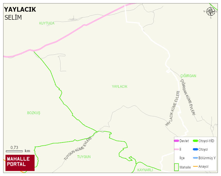 YAYLACIK Köyü Haritası | Güncel Mahalle ve Köy Haritası