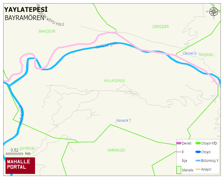 YAYLATEPESİ Köyü Haritası | Güncel Mahalle ve Köy Haritası