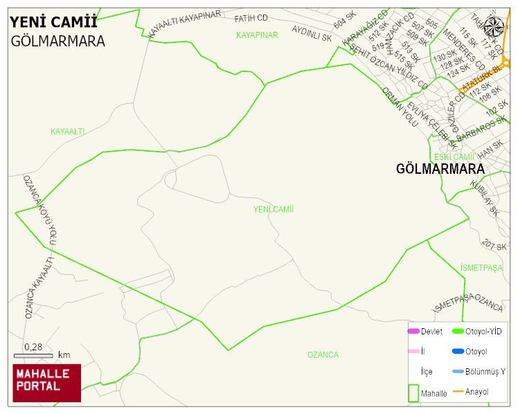 YENİ CAMİİ Mahallesi Haritası | Uydu Görüntüsü ve Harita Detayları