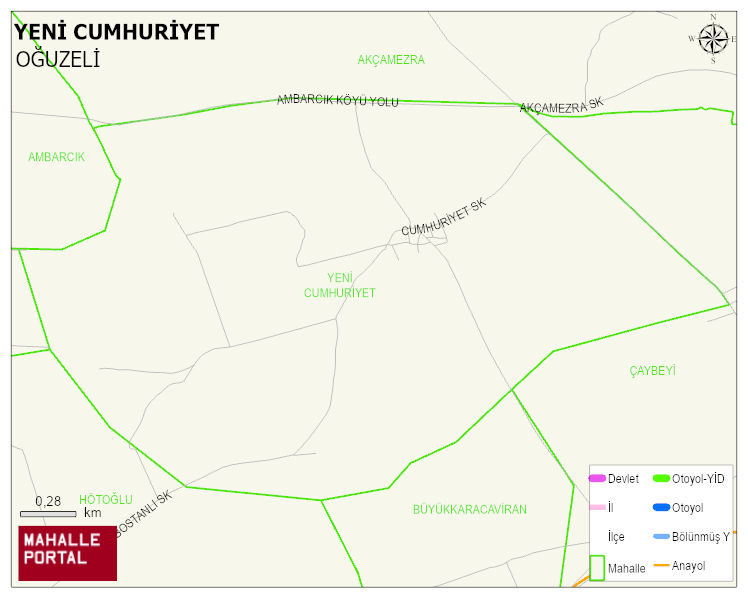 YENİ CUMHURİYET Mahallesi Haritası | Güncel Mahalle ve Köy Haritası