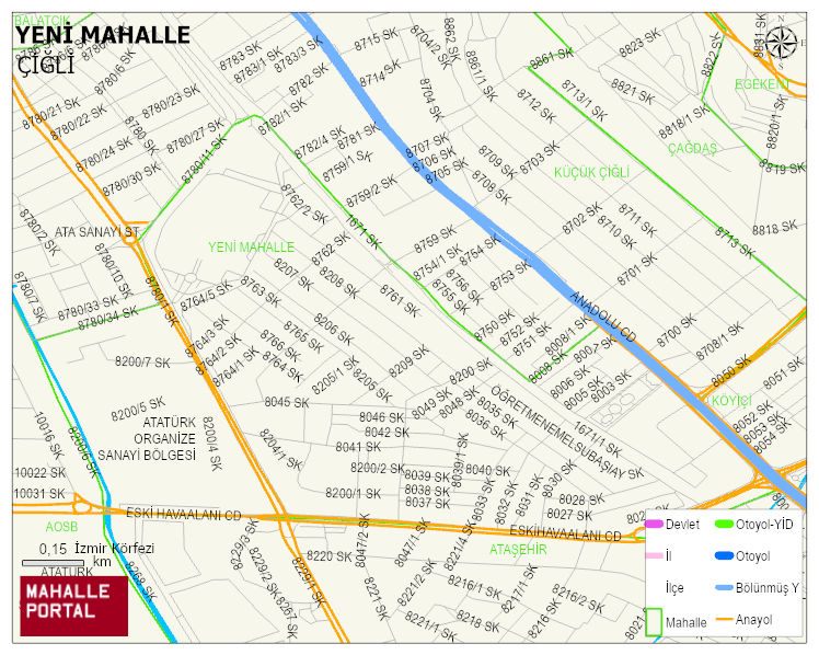 YENİ MAHALLE Mahallesi Haritası | Mahalle Sokak Haritası