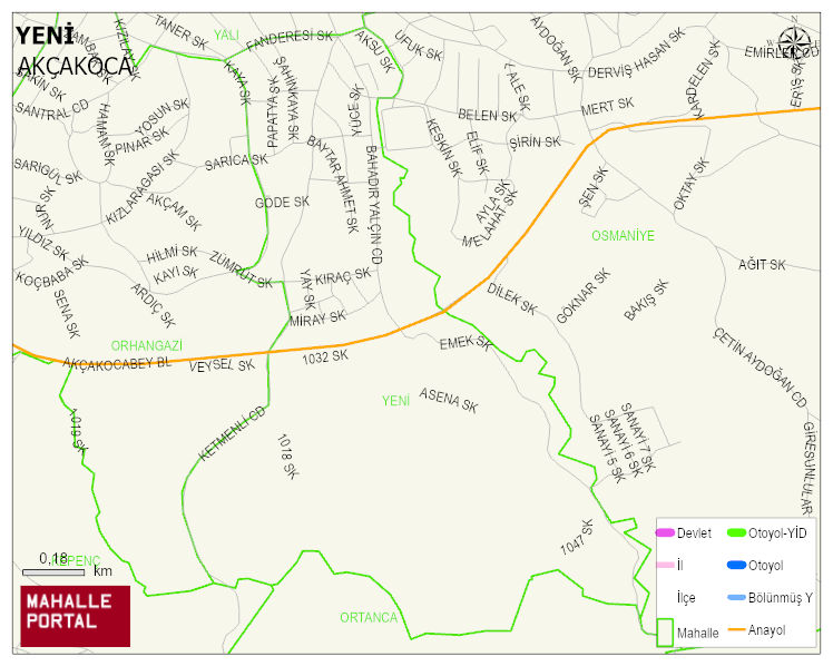 YENİ Mahallesi Haritası | Uydu Görüntüsü ve Harita Detayları