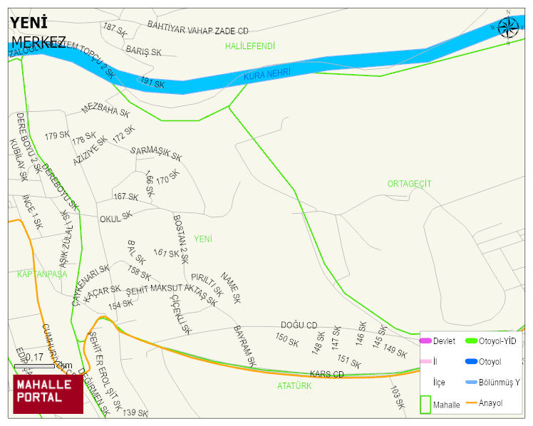 YENİ Mahallesi Haritası | Detaylı Köy ve Mahalle Görünümü