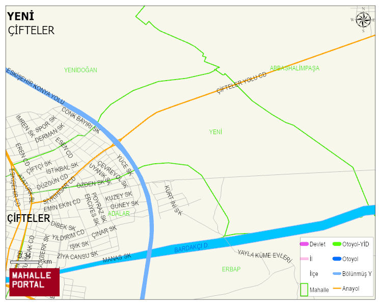 YENİ Mahallesi Haritası | Uydu Görüntüsü ve Harita Detayları