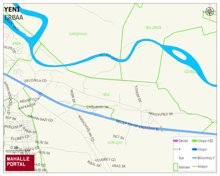YENİ Mahallesi Haritası | Güncel Mahalle ve Köy Haritası