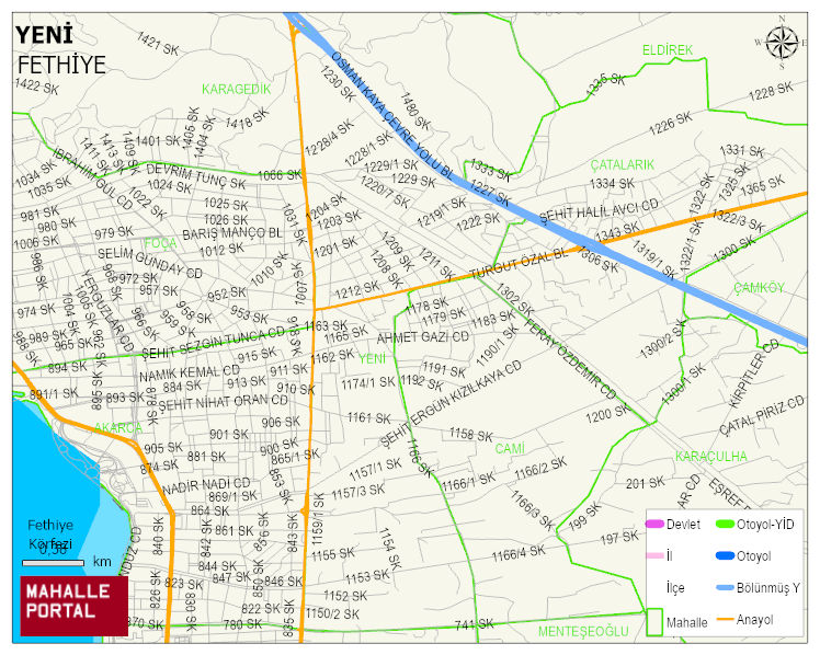 YENİ Mahallesi Haritası | Mahalle Sokak Haritası