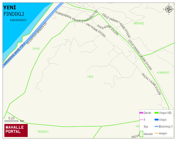 YENİ Mahallesi Haritası | Güncel Mahalle ve Köy Haritası