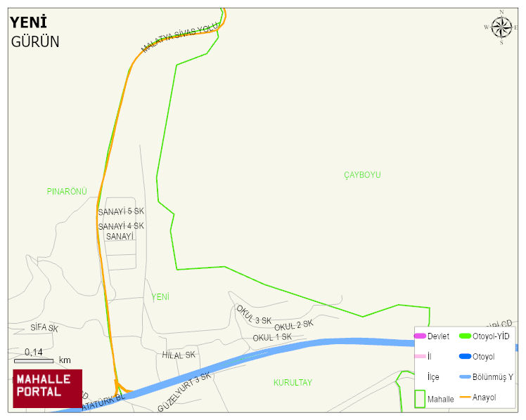 YENİ Mahallesi Haritası | Coğrafi Yapı ve Detaylı Haritası
