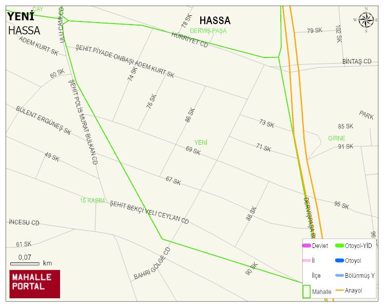 YENİ Mahallesi Haritası | Güncel Mahalle ve Köy Haritası