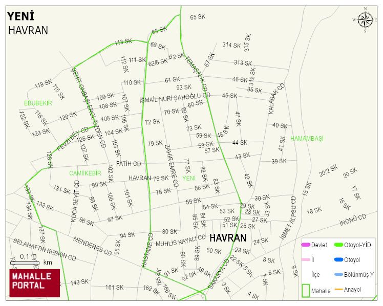 YENİ Mahallesi Haritası | İnteraktif Köy ve Mahalle Sınırları