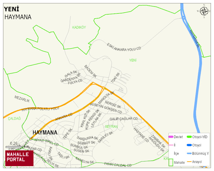 YENİ Mahallesi Haritası | İnteraktif Köy ve Mahalle Sınırları