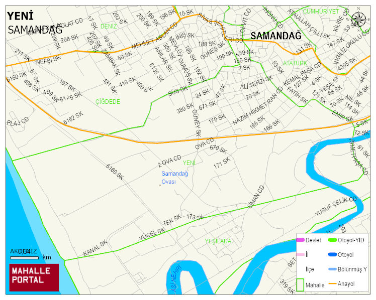 YENİ Mahallesi Haritası | Güncel Mahalle ve Köy Haritası