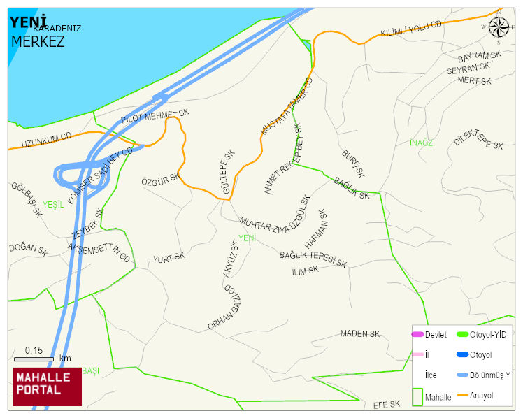 YENİ Mahallesi Haritası | Güncel Mahalle ve Köy Haritası