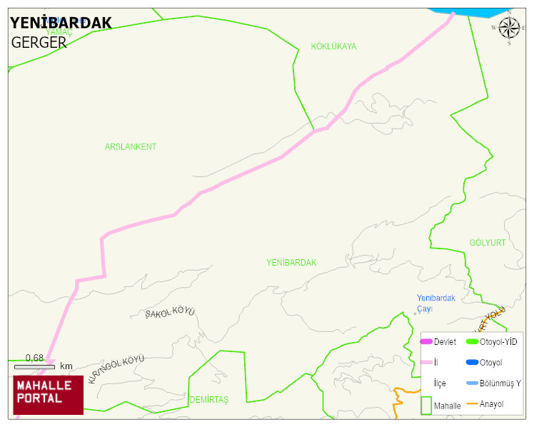 YENİBARDAK Köyü Haritası | Uydu Görüntüsü ve Harita Detayları
