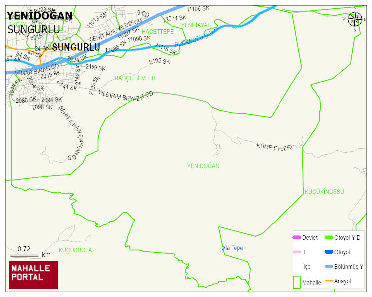 YENİDOĞAN Mahallesi Haritası | Uydu Görüntüsü ve Harita Detayları