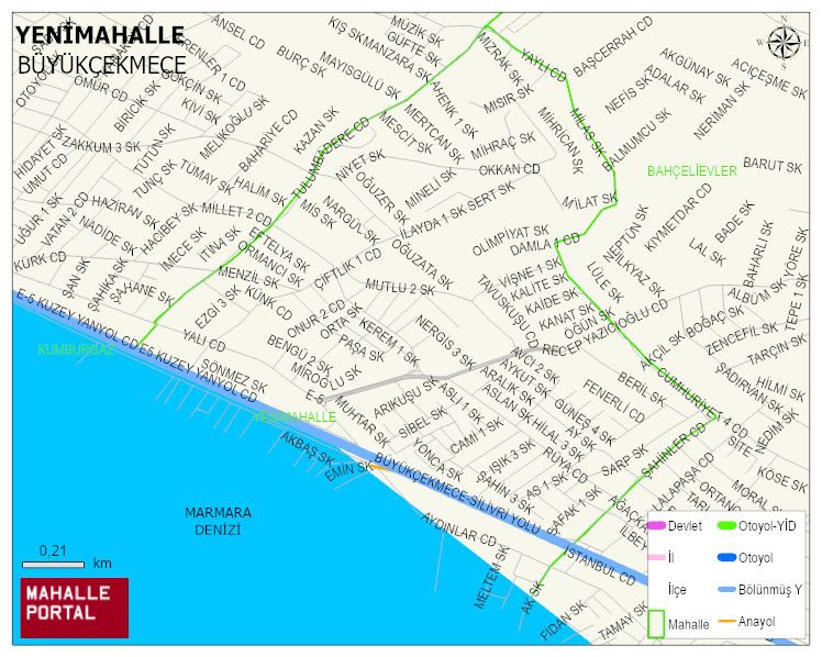 YENİMAHALLE Mahallesi Haritası | Güncel Mahalle ve Köy Haritası