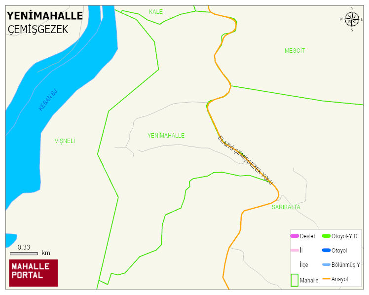 YENİMAHALLE Mahallesi Haritası | Coğrafi Yapı ve Detaylı Haritası
