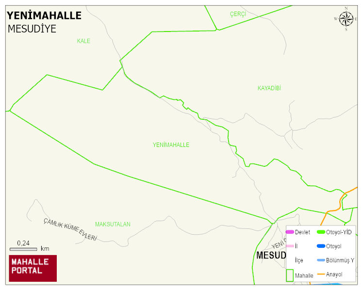 YENİMAHALLE Mahallesi Haritası | İnteraktif Köy ve Mahalle Sınırları