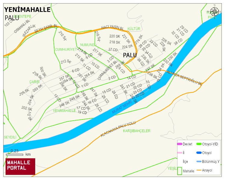 YENİMAHALLE Mahallesi Haritası | Sayısal Bölge Görünümü