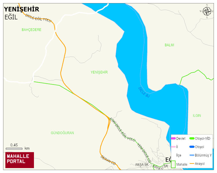 YENİŞEHİR Mahallesi Haritası | Güncel Mahalle ve Köy Haritası