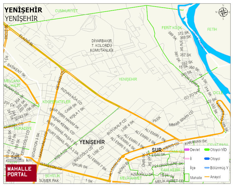 YENİŞEHİR Mahallesi Haritası | Mahalle Sokak Haritası