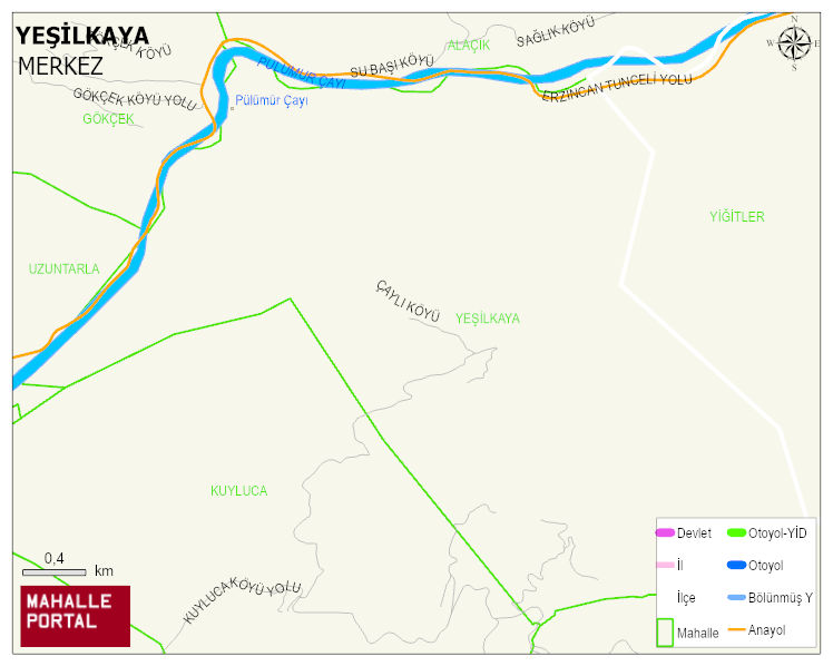 YEŞİLKAYA Köyü Haritası | Uydu Görüntüsü ve Harita Detayları