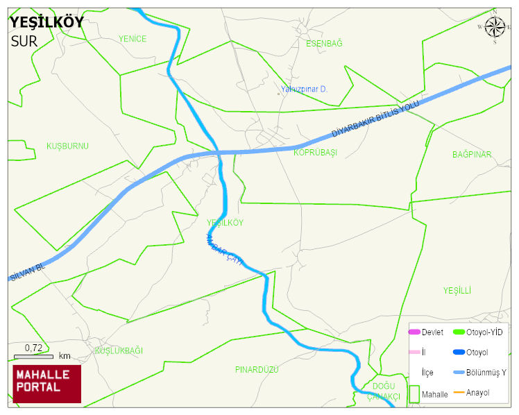 YEŞİLKÖY Mahallesi Haritası | Uydu Görüntüsü ve Harita Detayları
