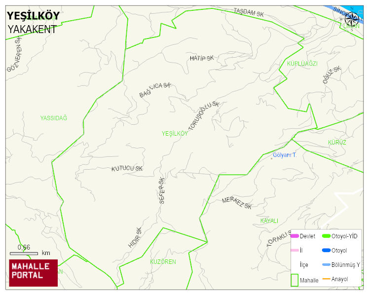 YEŞİLKÖY Mahallesi Haritası | Detaylı Köy ve Mahalle Görünümü
