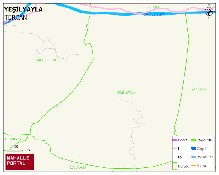 YEŞİLYAYLA Köyü Haritası | Mahalle Sokak Haritası