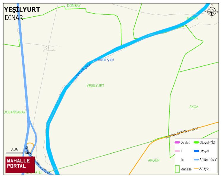 YEŞİLYURT Köyü Haritası | İnteraktif Köy ve Mahalle Sınırları