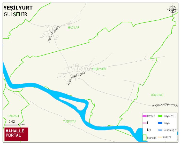 YEŞİLYURT Köyü Haritası | Coğrafi Yapı ve Detaylı Haritası