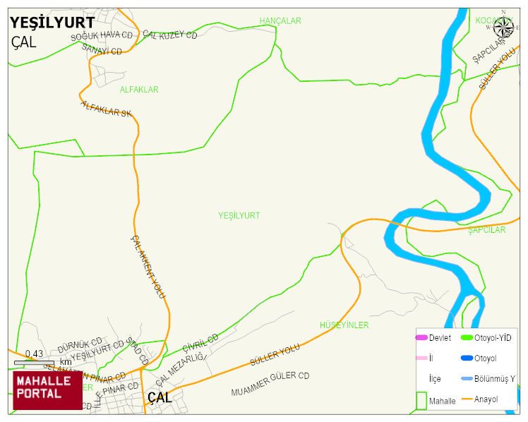 YEŞİLYURT Mahallesi Haritası | Güncel Mahalle ve Köy Haritası