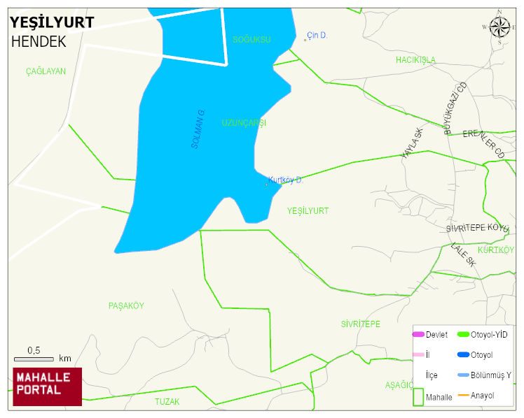 YEŞİLYURT Mahallesi Haritası | Mahalle Sokak Haritası