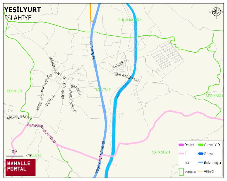 YEŞİLYURT Mahallesi Haritası | Uydu Görüntüsü ve Harita Detayları