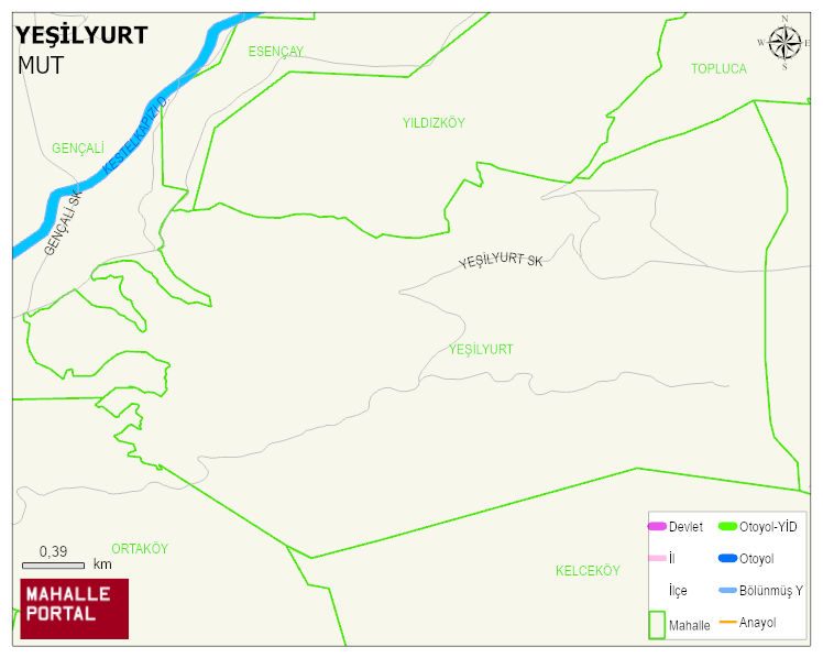 YEŞİLYURT Mahallesi Haritası | Uydu Görüntüsü ve Harita Detayları