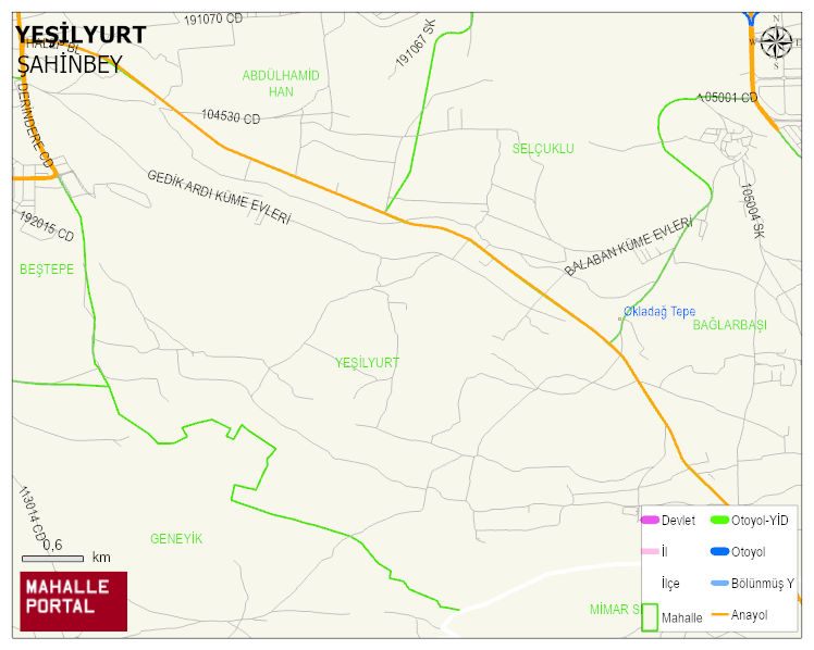 YEŞİLYURT Mahallesi Haritası | Uydu Görüntüsü ve Harita Detayları