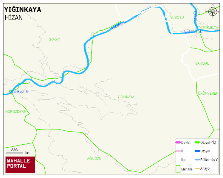 YIĞINKAYA Köyü Haritası | Coğrafi Yapı ve Detaylı Haritası