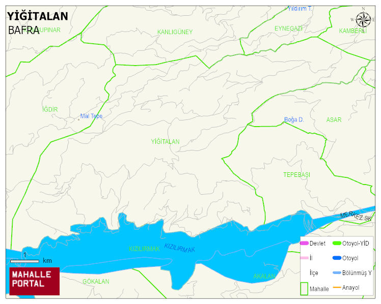 YİĞİTALAN Mahallesi Haritası | İnteraktif Köy ve Mahalle Sınırları