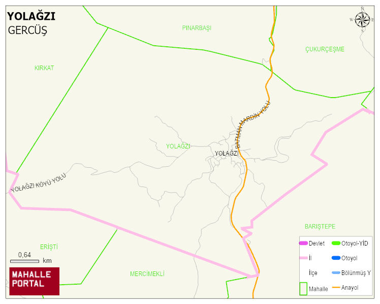 YOLAĞZI Mahallesi Haritası | Uydu Görüntüsü ve Harita Detayları