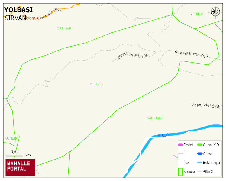 YOLBAŞI Köyü Haritası | İnteraktif Köy ve Mahalle Sınırları