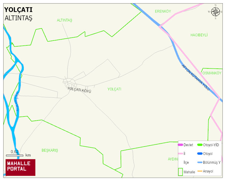 YOLÇATI Köyü Haritası | Detaylı Köy ve Mahalle Görünümü