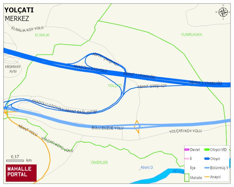 YOLÇATI Köyü Haritası | Coğrafi Yapı ve Detaylı Haritası